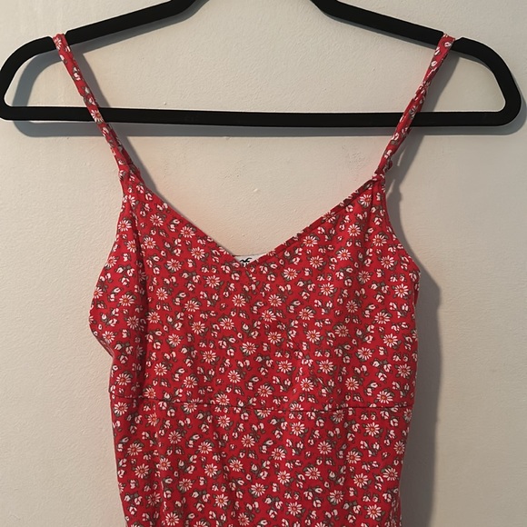 Hollister Red Floral Mini Dress Size XS - Picture 5 of 6